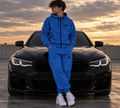 Nike Vintage Trainingsanzug Blau – Tech Fleece Zip Hoodie & Jogginghosep