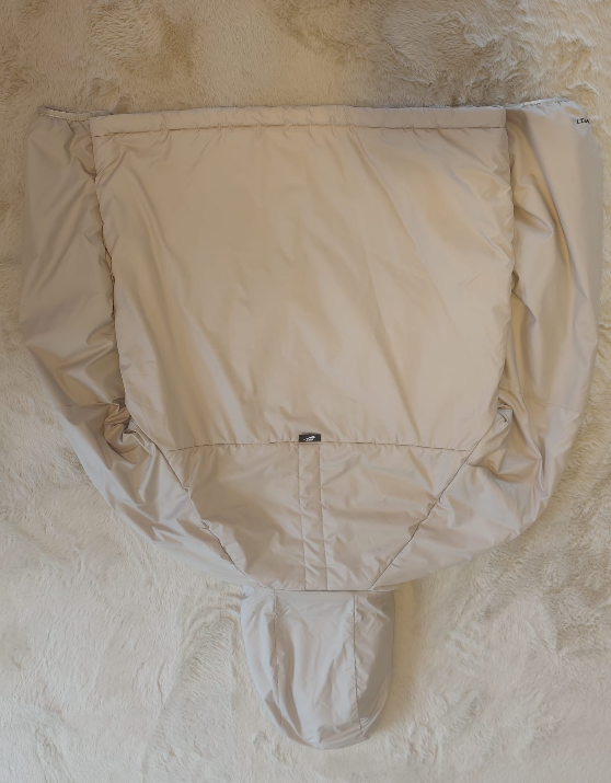 Nike Vintage Windbreaker Jacke Beige – Y2K Retro Style
